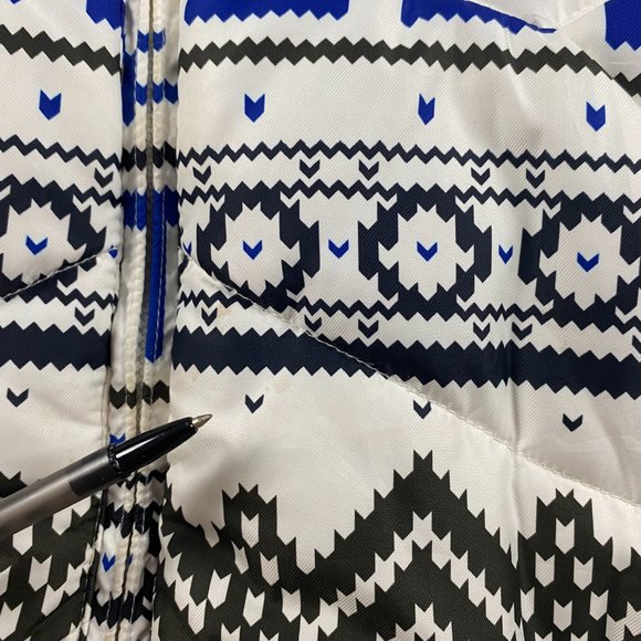 Nike 6.0 Fair Isle Nordic Print Puffer Ski Vest Women's Medium - Picture 8 of 13